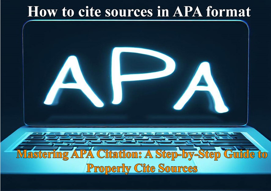How to cite sources in APA format